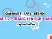 Bài 5.27 SGK Toán 8 tập 1 Kết nối tri thức: Biểu đồ cột kép và biểu đồ hình quạt tròn